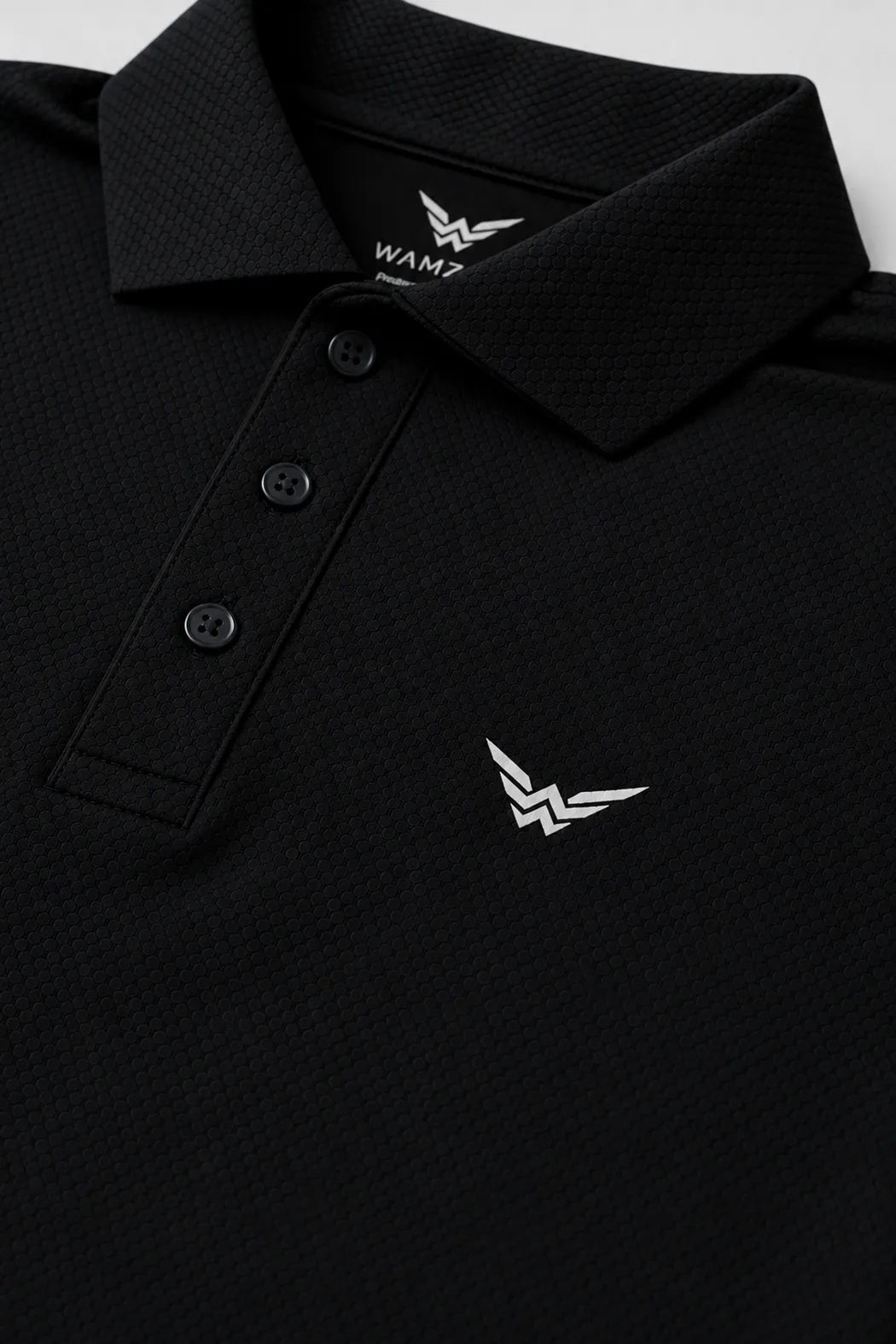Performance Mesh Polo – Black