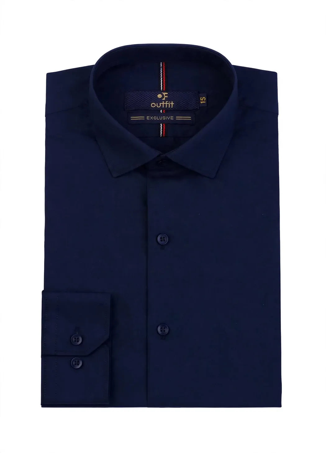 Navy Blue Smart Fit Dress Shirt