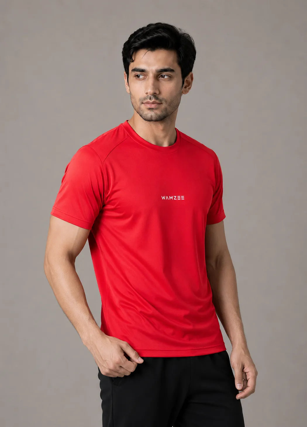 Signature Interlock Tee – Red