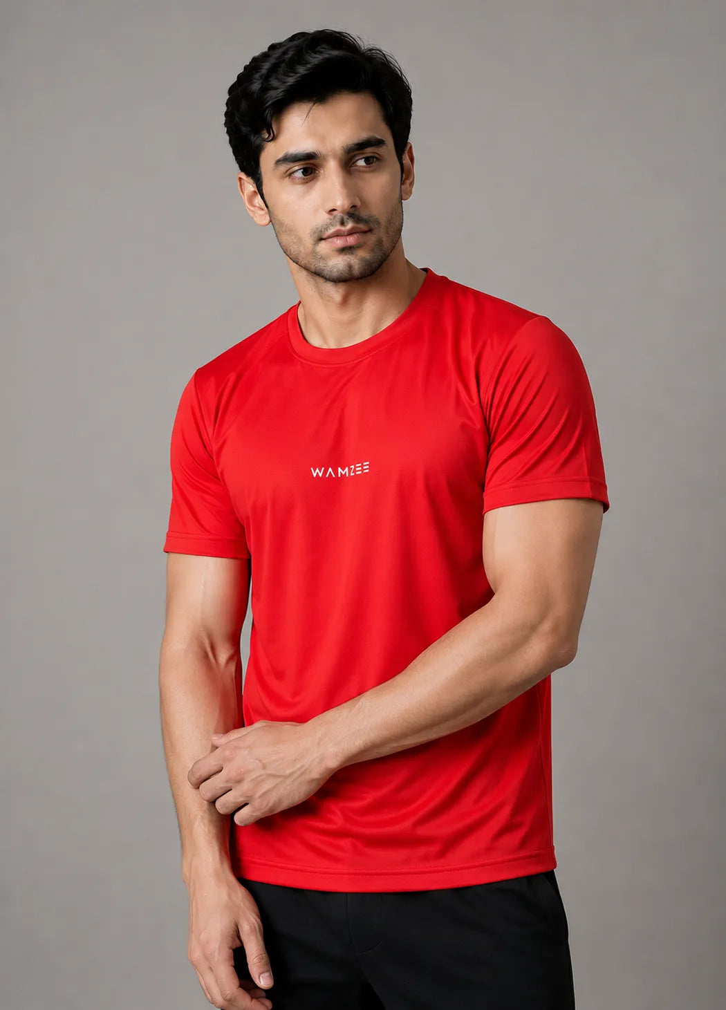 Signature Interlock Tee – Red