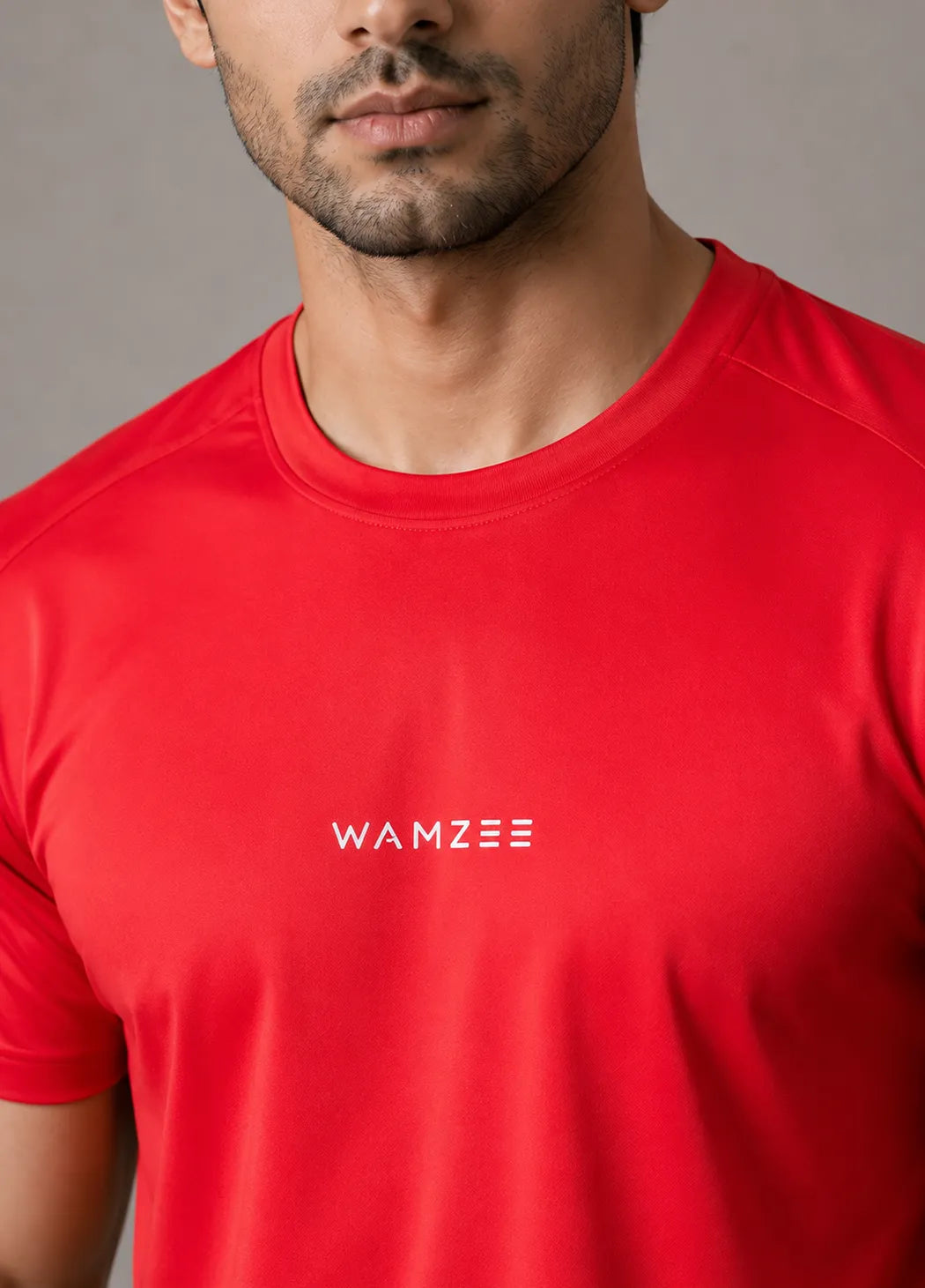 Signature Interlock Tee – Red