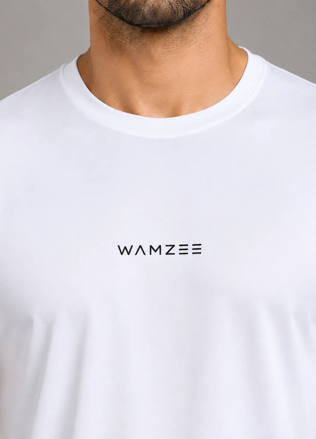 Signature Interlock Tee – White