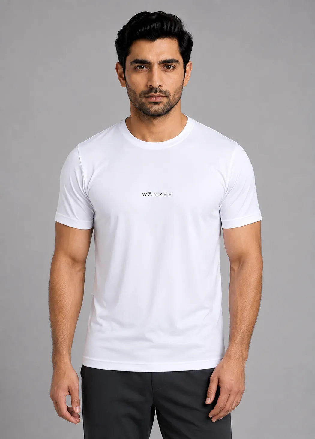 Signature Interlock Tee – White
